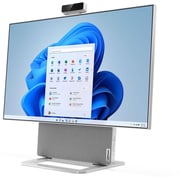 Lenovo Yoga AIO 7 27ARH7 (2022) Desktop - AMD Ryzen 7-6800H / 27inch UHD / 1TB SSD / 16GB RAM / 8GB AMD Radeon RX 6600M Graphics / Windows 11 Home / English & Arabic Keyboard / Grey / Middle East Version - [F0GS000SAX]