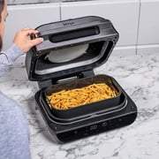 Ninja Foodi Max Health Grill And Air Fryer [ag551uk], 3.8 L, Grey/silver