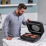 Ninja Foodi Max Health Grill And Air Fryer [ag551uk], 3.8 L, Grey/silver