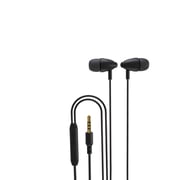 Porodo PB-STINEP-BK Wired In Ear Headset Black
