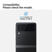 Spigen Glastr Ez-fit Designed For Samsung Galaxy Z Flip 4 Screen Protector Tempered Glass [outer Cover Screen] And [hinge Film] - 2 Pack