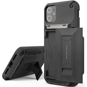 Vrs Design Damda Glide Hybrid Sandstone Designed For Iphone 11 Case Cover Wallet [semi Automatic] Slider Credit Card Holder Slot [3-4 Cards] & Kickstand - Sand Stone