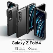 Spigen Slim Armor Pro [hinge Coverage] Designed For Samsung Galaxy Z Fold 4 Case Cover (2022) - Black