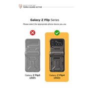 Vrs Design Terra Guard Active [hinge Protection] Designed For Samsung Galaxy Z Flip 4 Case Cover (2022) - Metal Black