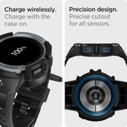 Spigen Rugged Armor Pro Designed For Samsung Galaxy Watch 5 Case With Band 40mm (2022) - Charcoal Gray