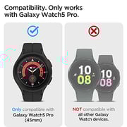 Spigen Rugged Armor Pro Galaxy Watch Pro Band With Case 45mm Black