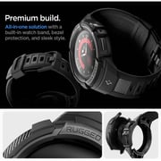 Spigen Rugged Armor Pro Galaxy Watch Pro Band With Case 45mm Black