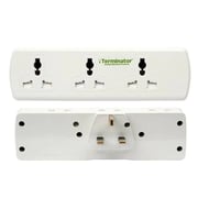 Terminator 6 Way Universal T Socket Multi Adaptor TMA 166A
