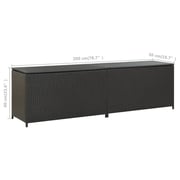 vidaXL Garden Storage Box 200*50*60 cm