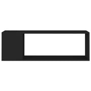 Vidaxl Tv Cabinet Black 100x24x32 Cm Engineered Wood