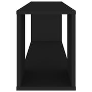 Vidaxl Tv Cabinet Black 100x24x32 Cm Engineered Wood