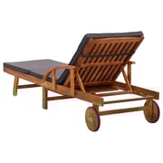 vidaXL Sun Lounger with Cushion