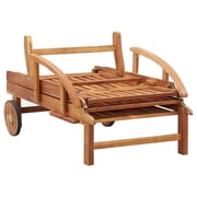 vidaXL Sun Lounger with Cushion