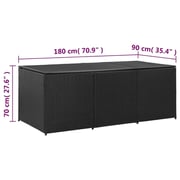 vidaXL Garden Storage Box 180*90*70 cm