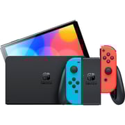 Nintendo Switch HWSC-8834092023 OLED Console 64GB Neon Blue/Red Middle East Version