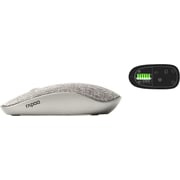 Rapoo M200 Plus Silent Multi Mode Wireless Mouse, Black, Grey