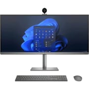 HP AIO 34-C1004NE Desktop - Core i7 1.40GHz 16GB 1TB 6GB Win11Home 34inch WUHD Silver English Keyboard
