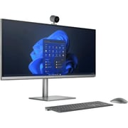 HP AIO 34-C1004NE Desktop - Core i7 1.40GHz 16GB 1TB 6GB Win11Home 34inch WUHD Silver English Keyboard