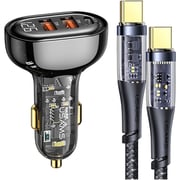 Usams BXLACCTC01 Car Charger Kit Transparent