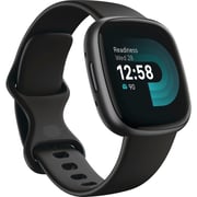 Fitbit FB523BKBK Versa 4 Smart Watch Black/Graphite Aluminium