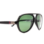Ray Polo Sunglasses Pl302 C01 Size 65 Black Black Aviator Polarized Unisex