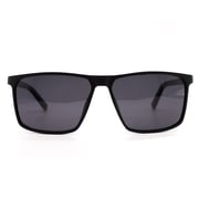 Ray Polo Sunglasses 7007 C2 Size 61 Black Aviator Rectanguler Polarized Unisex