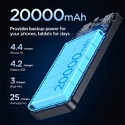 Joyroom 20000mah 15w Fast Charging Power Bank 3-output + 2-input With Led Display Pd 3.0 Qc 3.0 External Battery - Black
