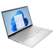 HP Pavilion X360 2 in 1 Laptop - 11th Gen Core i7 2.8GHz 8GB 512GB Shared Win11 14inch FHD Silver Arabic/English Keyboard 14DY0009NE (2022) Middle East Version