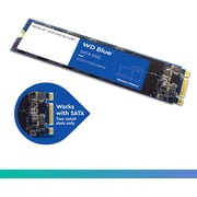 Western Digital 500gb Wd Blue 3d Nand Internal Pc Ssd - Sata Iii 6 Gb/s, M.2 2280, Up To 560 Mb/s - Wds500g2b0b