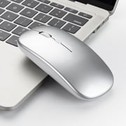 HXSJ M80 2.4ghz Wireless 1600dpi Three-speed Adjustable Optical Mute Mouse - Sliver