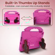 Moxedo Shockproof Protective Case Cover Lightweight Convertible Handle Kickstand For Kids Compatible For Huawei Matepad T10 9.7 / T10s 10.1 (pink)