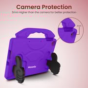 Moxedo Shockproof Protective Case Cover Lightweight Convertible Handle Kickstand For Kids Compatible For Huawei Matepad T10 9.7 / T10s 10.1 (purple)
