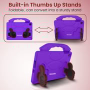 Moxedo Shockproof Protective Case Cover Lightweight Convertible Handle Kickstand For Kids Compatible For Huawei Matepad T10 9.7 / T10s 10.1 (purple)