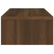vidaXL Monitor Stand Brown Oak 42x24x13 cm Engineered Wood
