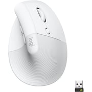 Logitech Lift Vertical Ergonomic Mouse Off White