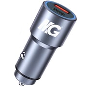 Maxguard Veloce Series Dual Port Car Charger Silver