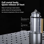 Maxguard Veloce Series Dual Port Car Charger Silver