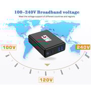 Maxguard Veloce Series 4 Port Charger Black