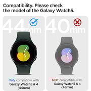 Spigen Rugged Armor Pro Designed For Samsung Galaxy Watch 5 Case With Band 44mm (2022) - Black