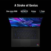 Asus ROG Flow X16 GV601RM-M6095W Gaming Laptop - Ryzen 7 3.2GHz 16GB 1TB 6GB Win11 16inch QHD+ Grey NVIDIA GeForce RTX 3060 English/Arabic Keyboard