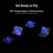 Asus ROG Flow X16 GV601RM-M6095W Gaming Laptop - Ryzen 7 3.2GHz 16GB 1TB 6GB Win11 16inch QHD+ Grey NVIDIA GeForce RTX 3060 English/Arabic Keyboard
