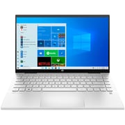 HP x360 (2022) Laptop - 12th Gen / Intel Core i7-1255U / 14inch FHD / 512GB SSD / 16GB RAM / Shared Intel Iris Xe Graphics / Windows 11 Home / English Keyboard / Silver / Middle East Version - [14-EK0006NE]