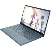 HP X360 14EK0015 2 in 1 Laptop - Core i5 0.9GHz 8GB 512GB Shared Win11Home 14inch FHD Blue English/Arabic Keyboard- Middle East Version