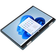 HP X360 14EK0015 2 in 1 Laptop - Core i5 0.9GHz 8GB 512GB Shared Win11Home 14inch FHD Blue English/Arabic Keyboard- Middle East Version