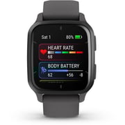 Garmin 010-02701-10 Venu Sq 2 Smart Watch Slate Aluminium Bezel/Shadow Grey