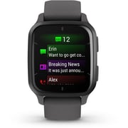 Garmin 010-02701-10 Venu Sq 2 Smart Watch Slate Aluminium Bezel/Shadow Grey