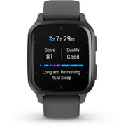 Garmin 010-02701-10 Venu Sq 2 Smart Watch Slate Aluminium Bezel/Shadow Grey