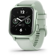 Garmin 010-02701-12 Venu Sq 2 Smart Watch Metallic Mint Aluminium/Cool Mint