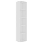 vidaXL Book Cabinet White 40x30x189 cm Engineered Wood