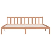 vidaXL Bed Frame Honey Brown Solid Pinewood 180x200 cm 6FT Super King UK
